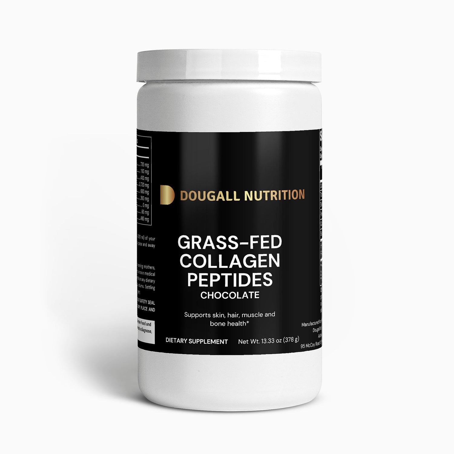 Grass-Fed Collagen Peptides Powder (Chocolate)