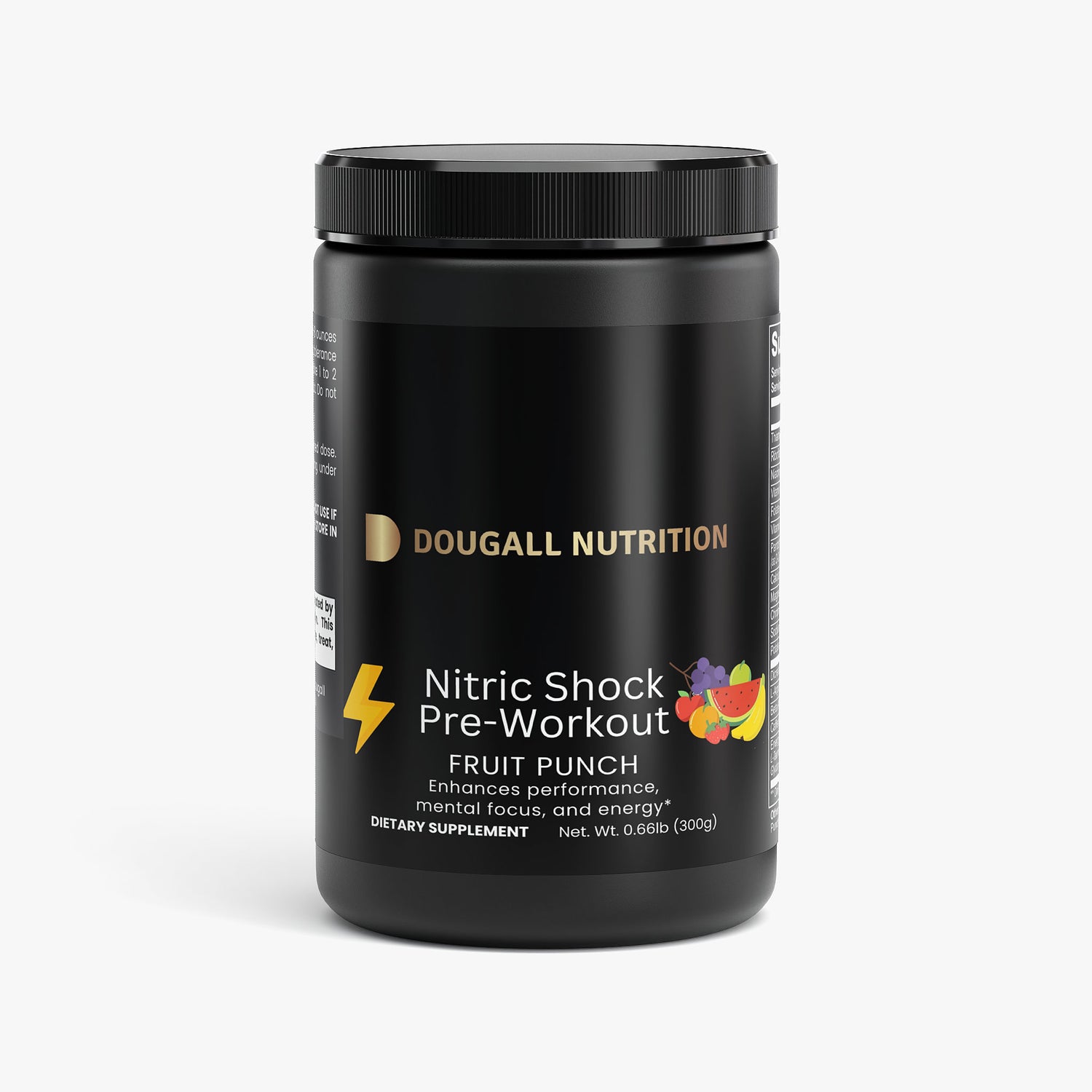 Nitric Shock Pre-Workout Powder (Fruit Punch)