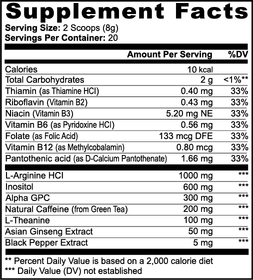 Nitric Shock 2.0 (Sour Candy) (Pre-Workout)