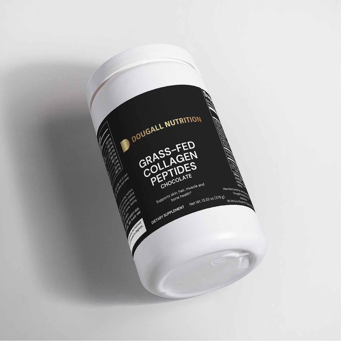 Grass-Fed Collagen Peptides Powder (Chocolate)