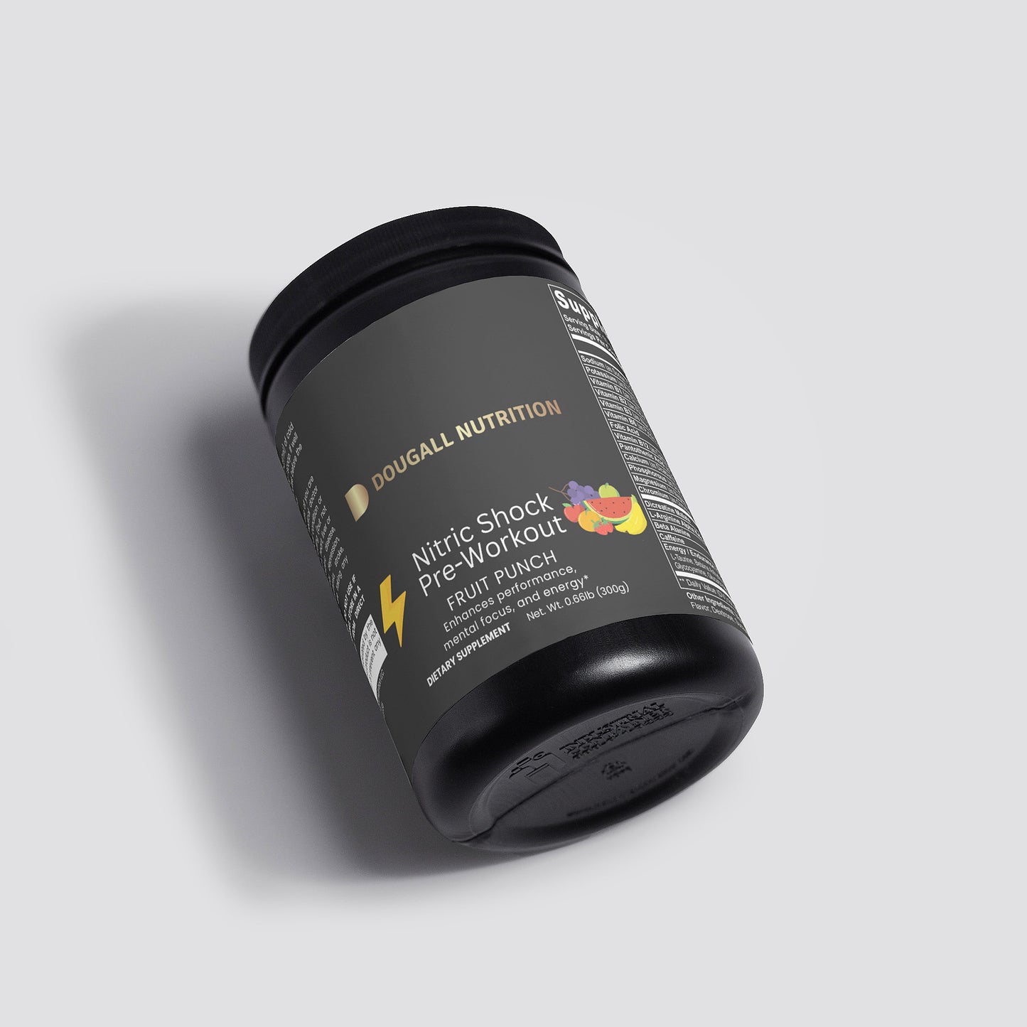 Nitric Shock Pre-Workout Powder (Fruit Punch)