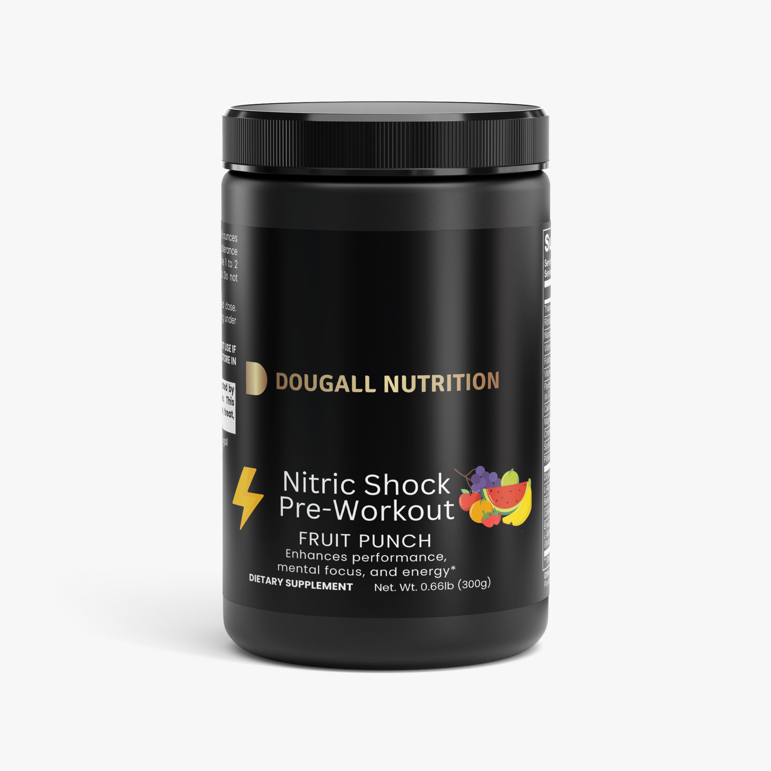 Nitric Shock Pre-Workout Powder (Fruit Punch)