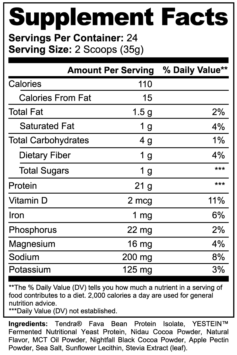 Vegan Power Pro Protein (Chocolate)